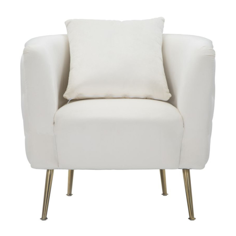 Poltrona Bucarest Crema cm 76x74x73