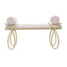 Panca Ribbon Rosa cm 112,5x49x53