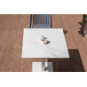 Piano In Gress 80x80 Marmo Bianco Moia