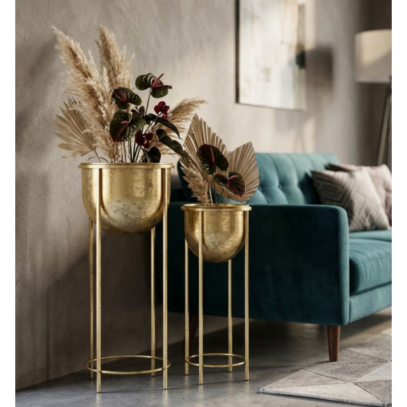 Porta Fiori Glam Coppia cm ø 27x62-21,5x52