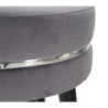 Sgabello Bar Paris Grigio/silver cm ø 35x74