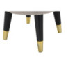 Sgabello Paris Grigio/gold cm ø 35x40,5