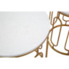 Tavolinetti Tory Marble Coppia cm ø 46x55-39x48