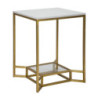 Tavolinetto Double Marble cm 47x47x60
