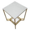 Tavolinetto Double Marble cm 47x47x60