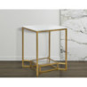 Tavolinetto Double Marble cm 47x47x60