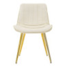 Sedia Paris Crema/gold Set 2 Pz cm 51x59x79