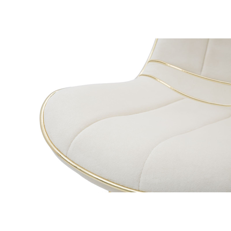 Sedia Paris Crema/gold Set 2 Pz cm 51x59x79