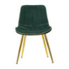 Sedia Paris Verde/gold Set 2 Pz cm 51x59x79