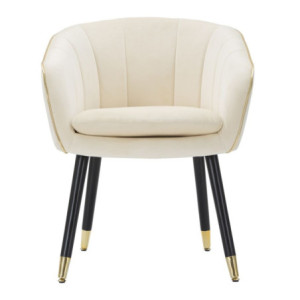 Zoom Poltrona Paris Crema/gold cm 62x58x78