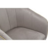 Poltrona Paris Grigia/gold cm 62x58x78
