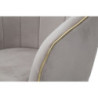 Poltrona Paris Grigia/gold cm 62x58x78