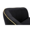 Poltrona Paris Nera/gold cm 62x58x78