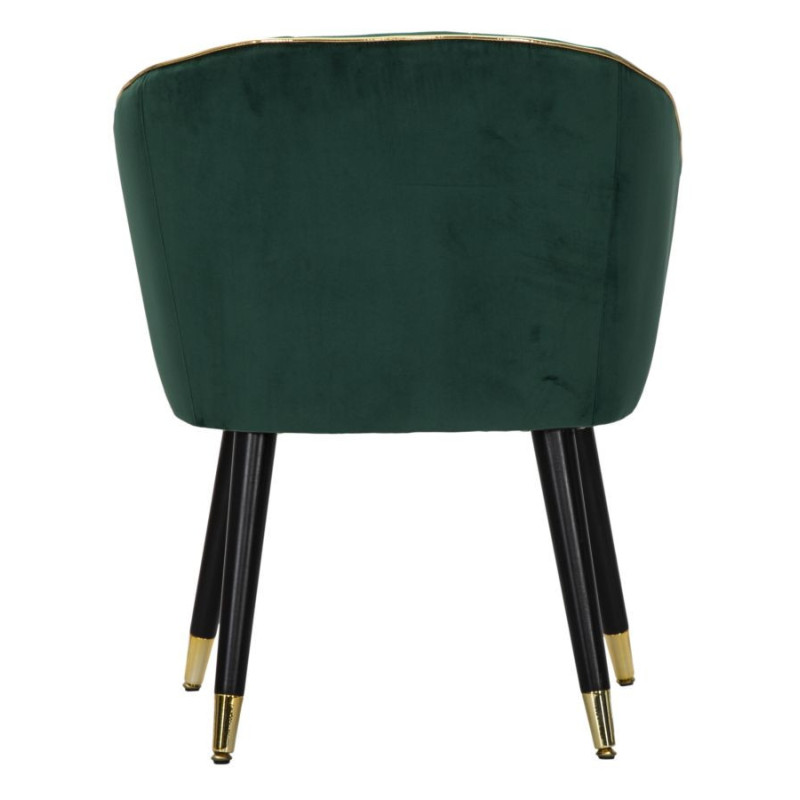 Poltrona Paris Verde/gold cm 62x58x78