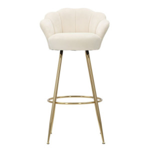 Zoom Sgabello Bar Vienna Crema cm 55x53x110