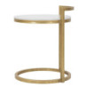 Tavolinetto Round Marble cm 40x43x50