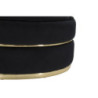 Poltrona Paris Space Nero/gold cm ø 84x72