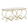 Panca Heart Crema cm 105x37,5x51,5