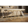 Panca Heart Crema cm 105x37,5x51,5