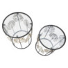 Tavolinetti Foglie Glam Coppia cm ø 38x55-33x50