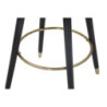 Sgabello Bar Prague Crema cm 55x56x104