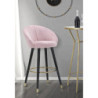 Sgabello Bar Prague Rosa cm 55x56x104
