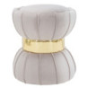 Sgabello Flower Cm Grigio cm ø 40x44