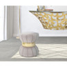 Sgabello Flower Cm Grigio cm ø 40x44