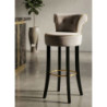 Sgabello Bar Luxy Grigio cm 46x48x96
