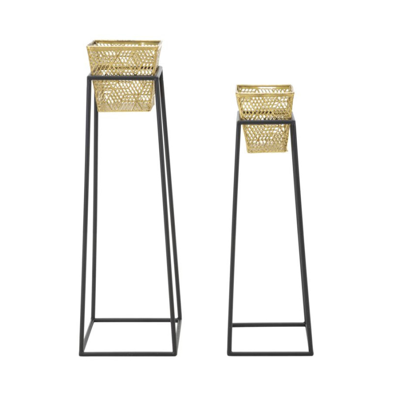 Portavasi coppia i Square Coppia 70 cm | levante shop