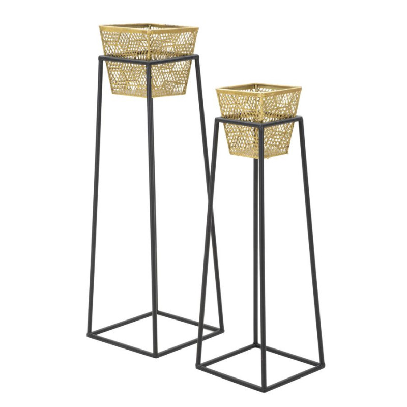 Portavasi coppia i Square Coppia 70 cm | levante shop
