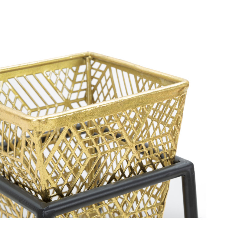 Portavasi coppia i Square Coppia 70 cm | levante shop
