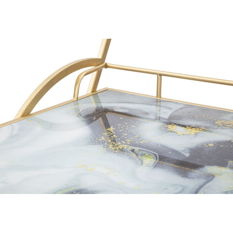 Carrello Marble Glassortiti Mix Cm71x45,5x84,5
