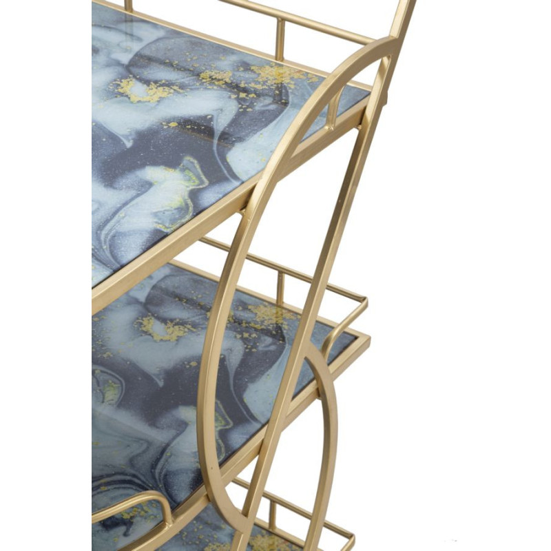 Carrello Marble Glassortiti Mix Cm71x45,5x84,5