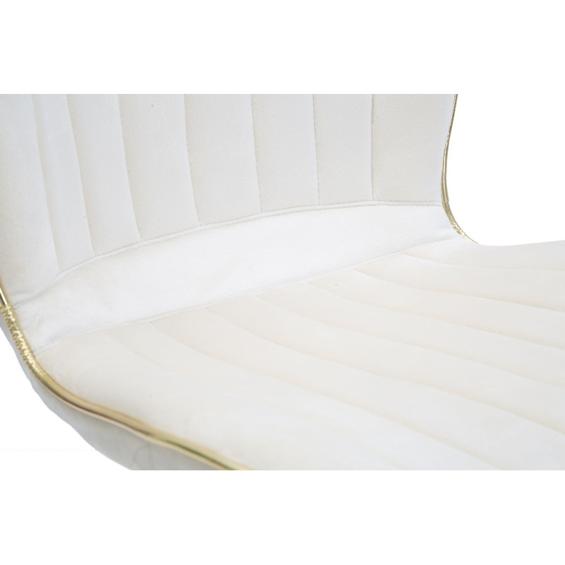 Sedia Paris Space Crema /gold Set 2 Pz cm 46x58x77
