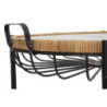 Tavolinetto Cebu Con Vetro E Ruote cm 70,5x65x57