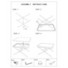Tavolo Da Caffe' Saint Barth Rettangolare cm 70x50x45