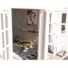Tavolo Da Caffe' Saint Barth Rotondo cm ø 80x46,5