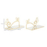 Comodino Mensola Butterfly Coppia cm 41,5x18x21