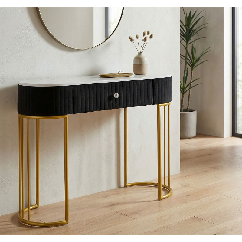 Consolle Montpellier Nera cm 100x43x74
