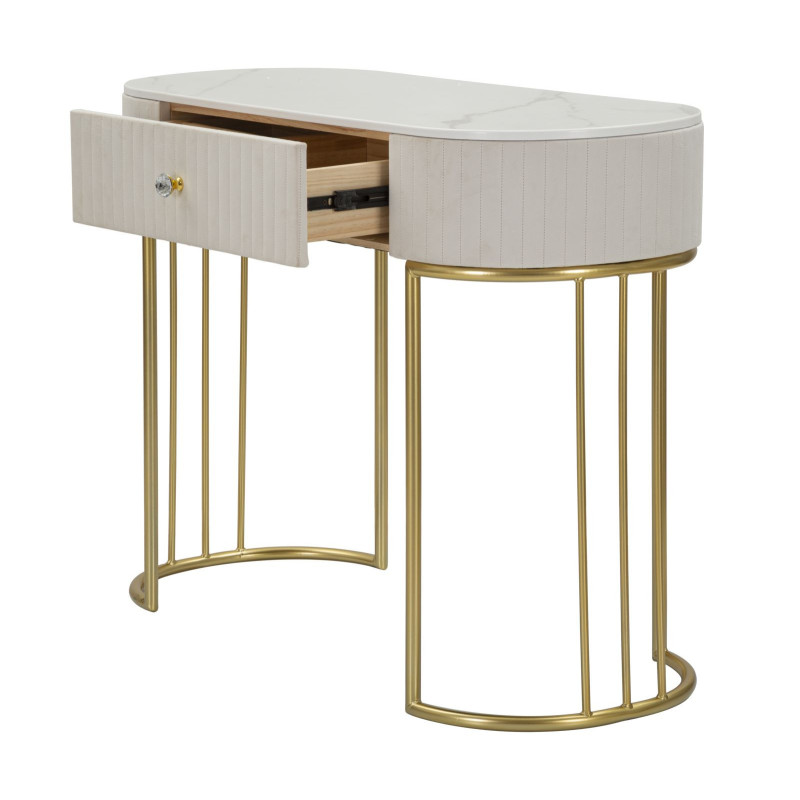 Consolle Montpellier Crema cm 100x40x75
