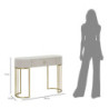 Consolle Montpellier Crema cm 100x40x75