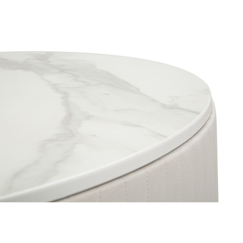 Tavolo Da Caffe' Montpellier Crema cm ø 75x36