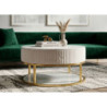 Tavolo Da Caffe' Montpellier Crema cm ø 75x36