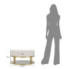 Tavolo Da Caffe' Montpellier Crema cm ø 75x36