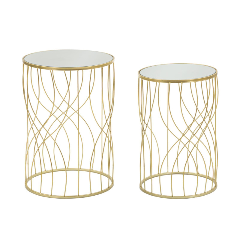 Tavolinetti Ligne Coppia cm ø 38x55-33x50