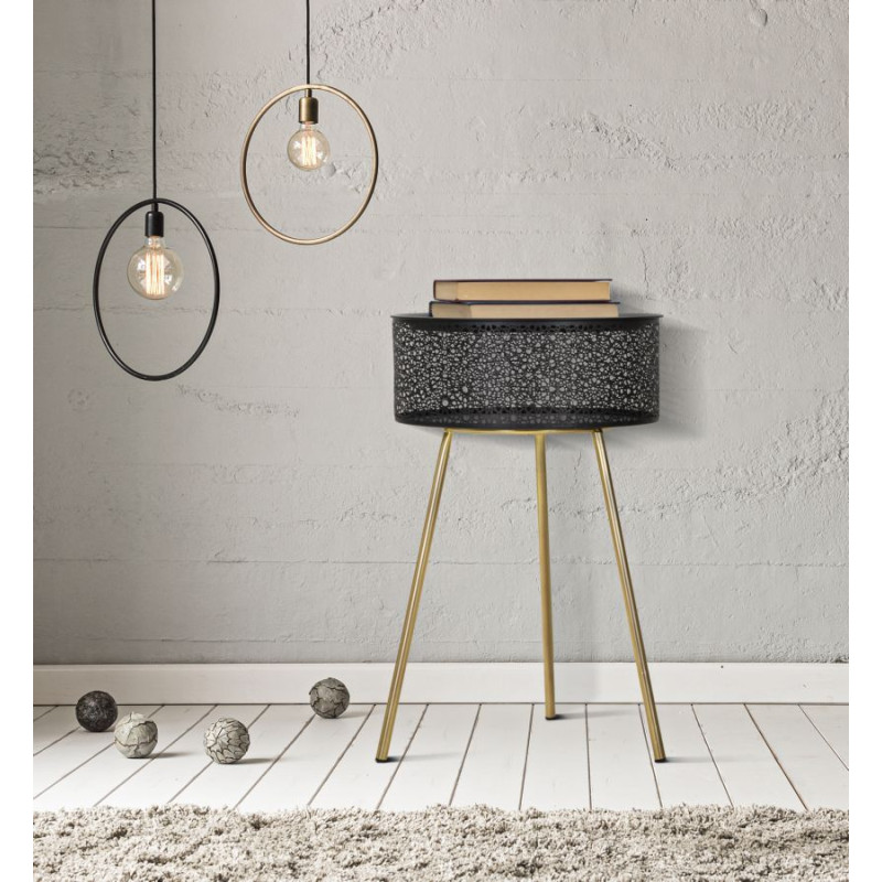 Tavolinetto Blacky cm ø 40x65