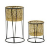 Portavasi coppia i Leavy Coppia -a- 40 cm | levante shop