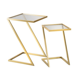 Tavolinetti Z Coppia cm 40x40x60-30x30x50