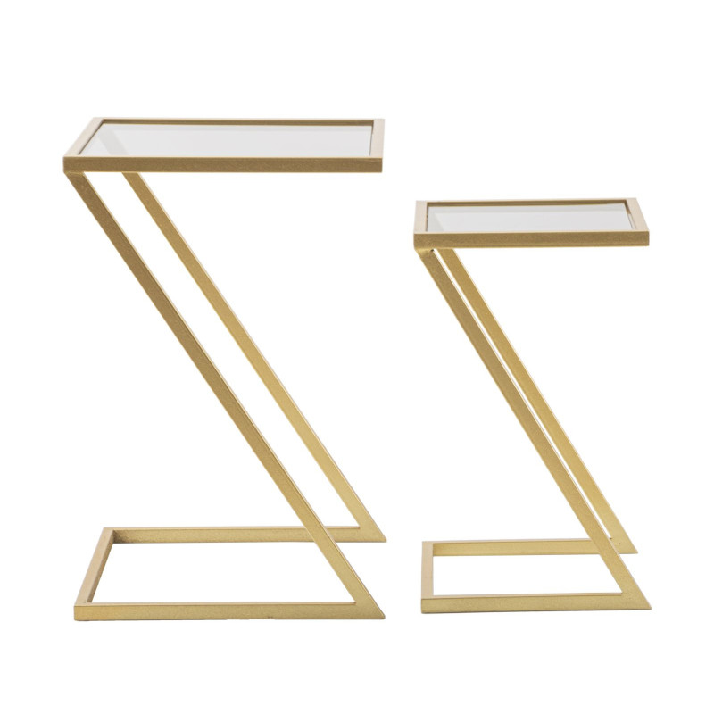 Tavolinetti Z Coppia cm 40x40x60-30x30x50
